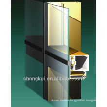 Aluminum Invisible Curtain Wall Aluminum extrusions Aluminum Curtain Wall Profiles